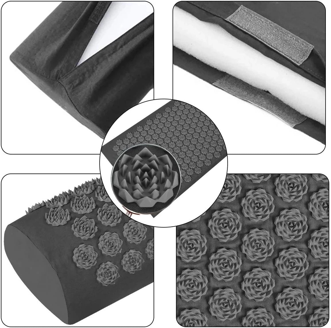 Yoga Mat & Pillow Spiked Sensory Massage Set