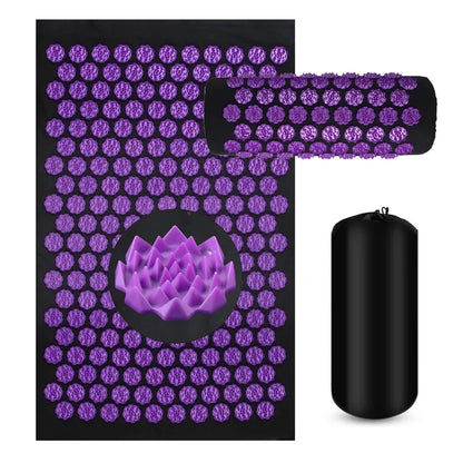 Yoga Mat & Pillow Spiked Sensory Massage Set