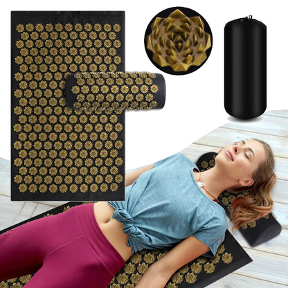 Yoga Mat & Pillow Spiked Sensory Massage Set